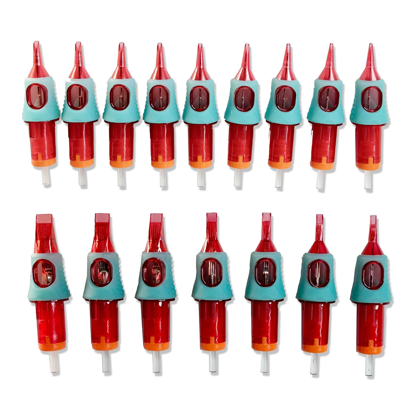 20Pcs Tattoo Cartridge Needles RS RL RM Disposable Sterilized Safety Tattoo Needle for Tattoo Machines Permanent Makeup Supplies
