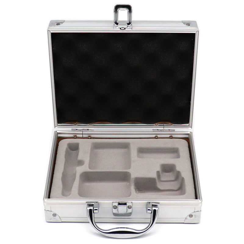 Tattoo Carrying Case Machine Storage Box Lock Padded Organizer Aluminum Alloy Suitcase for Microblading Tattoo Gun Supplies