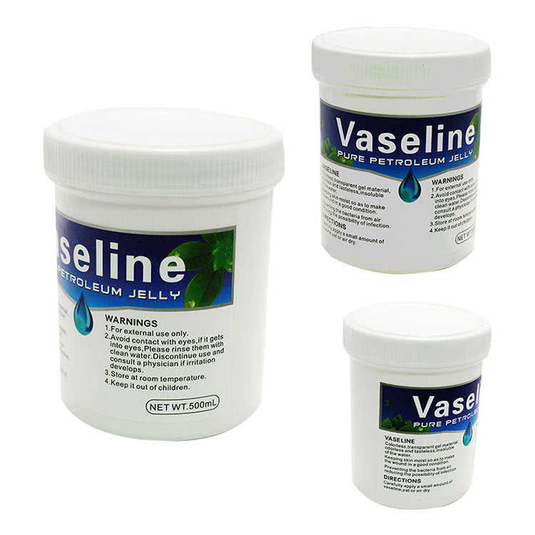 Tattoo Recovery Large Supplies Vaseline Pure Petroleum Jelly Cream Body Bottled Healing Ointment Tattoo Makeup Supplies 300/500G