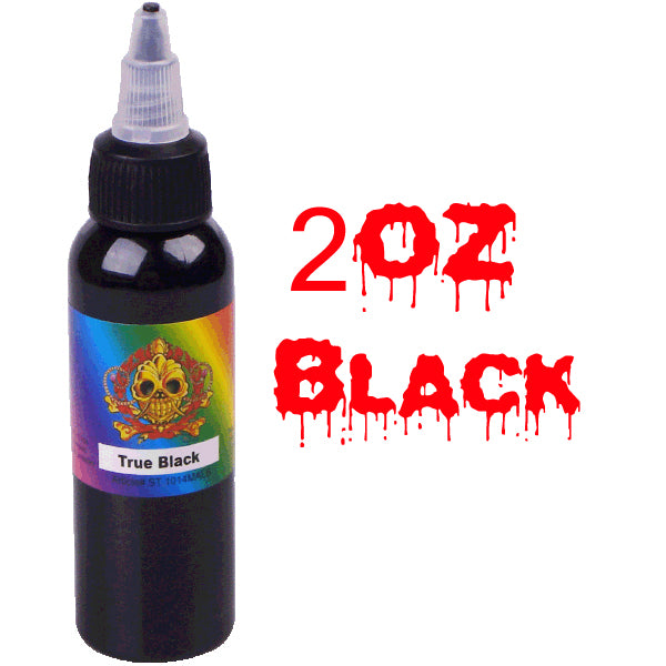 Black Pigment Tattoo Ink Pigment 60ml Tattoo Pigment Body Color Drawing 2OZ