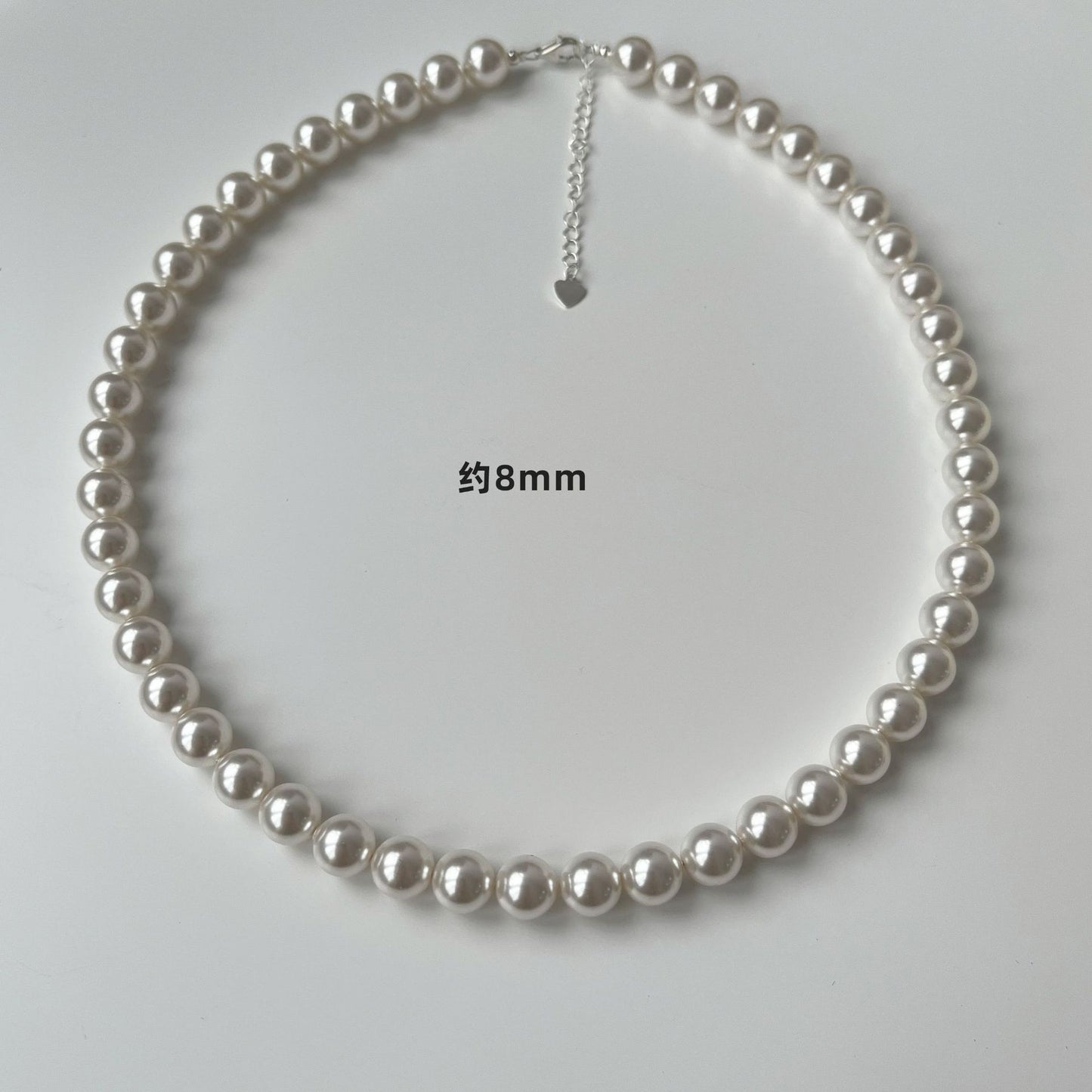 Vintage Style Simple Natural Freshwater Pearl Chain Necklaces For Women Wedding Love Gift Necklace Fashion Glamour Jewelry