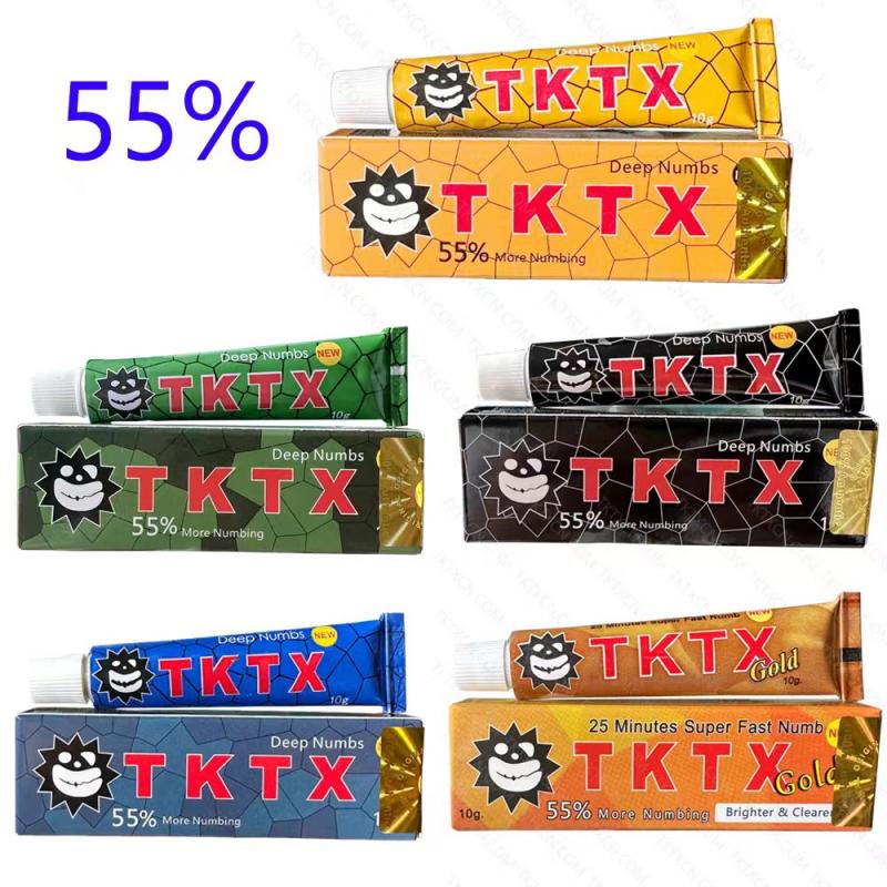 55% TKTX Numbing Tattoo Cream Anesthesia Painless Relief Cream 10g